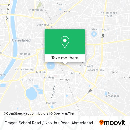 Pragati School Road / Khokhra Road map