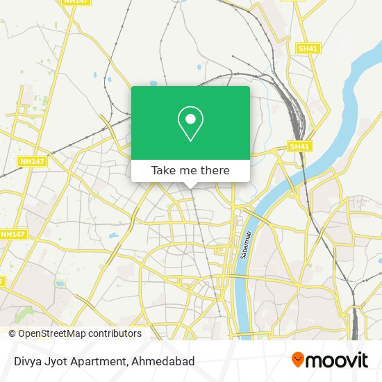 Divya Jyot Apartment map