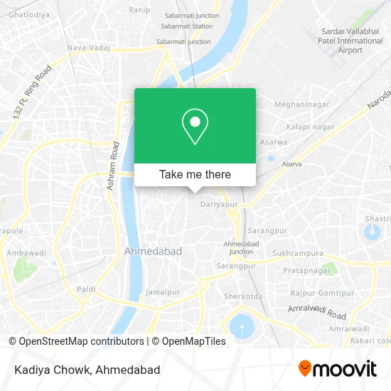 Kadiya Chowk map