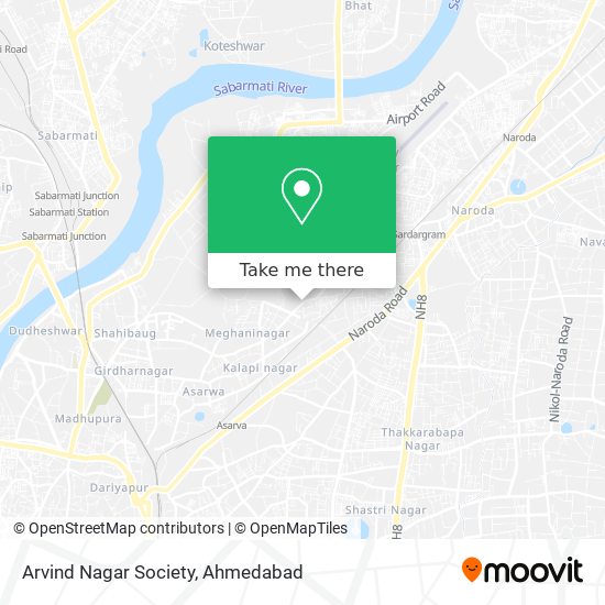 Arvind Nagar Society map