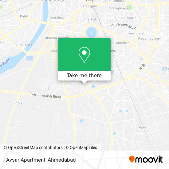Avsar Apartment map