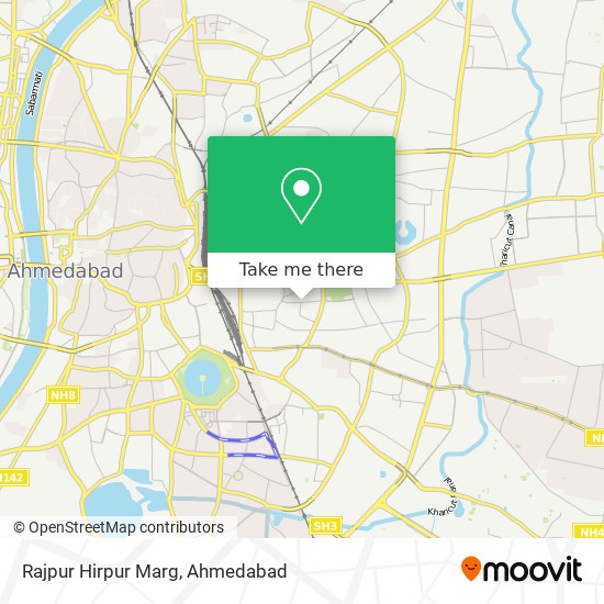 Rajpur Hirpur Marg map