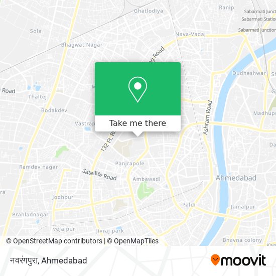 नवरंगपुरा map