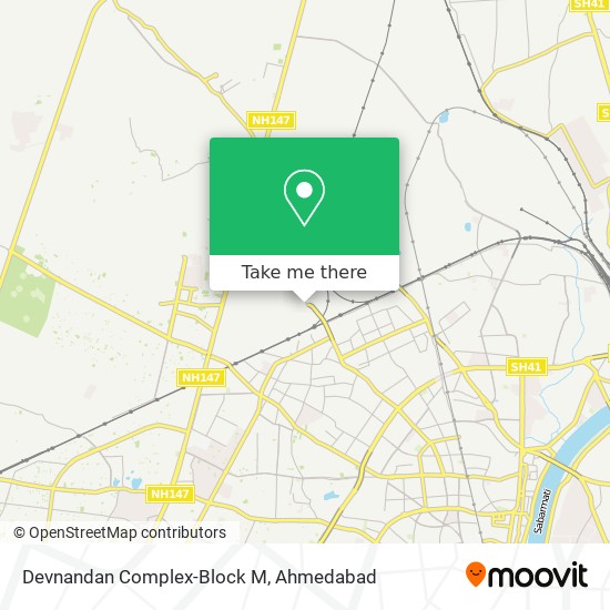 Devnandan Complex-Block M map