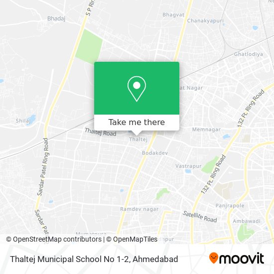Thaltej Municipal School No 1-2 map