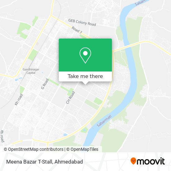 Meena Bazar T-Stall map