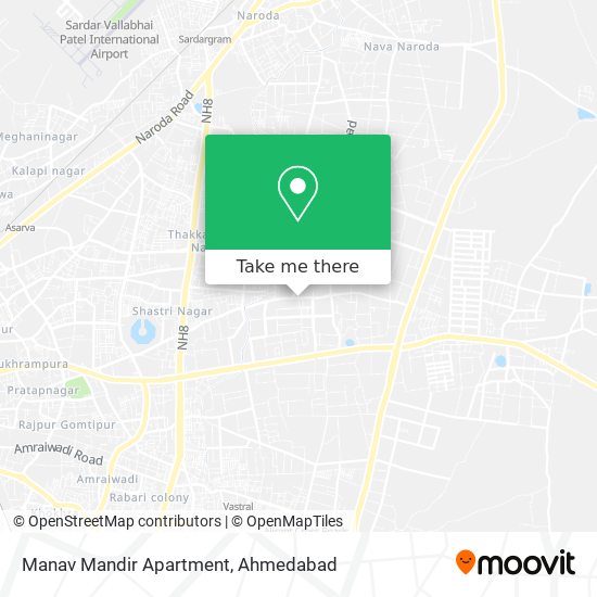 Manav Mandir Apartment map