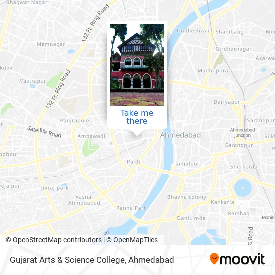 Gujarat Arts & Science College map