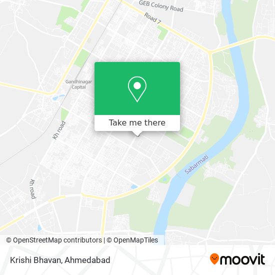 Krishi Bhavan map