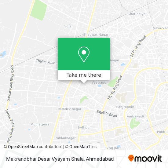 Makrandbhai Desai Vyayam Shala map