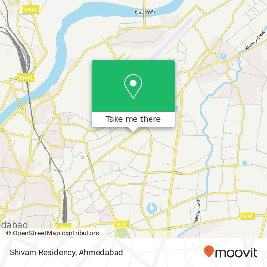 Shivam Residency map