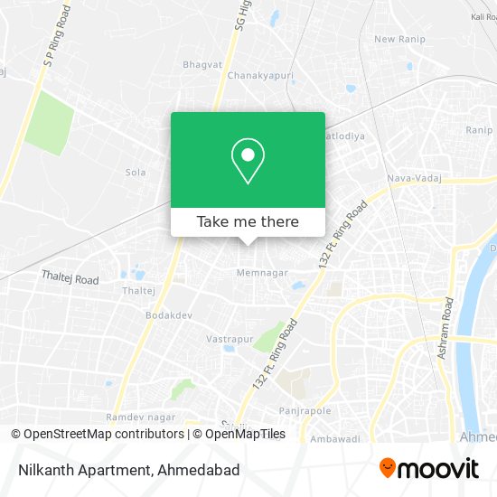 Nilkanth Apartment map