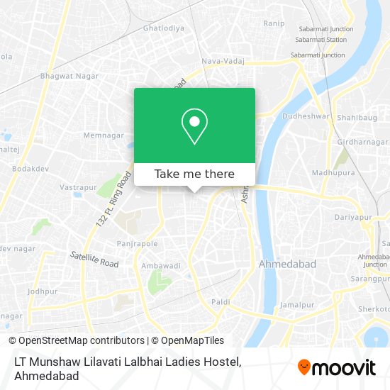 LT Munshaw Lilavati Lalbhai Ladies Hostel map