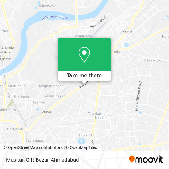 Muskan Gift Bazar map