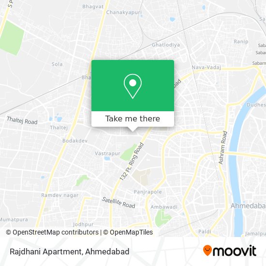 Rajdhani Apartment map