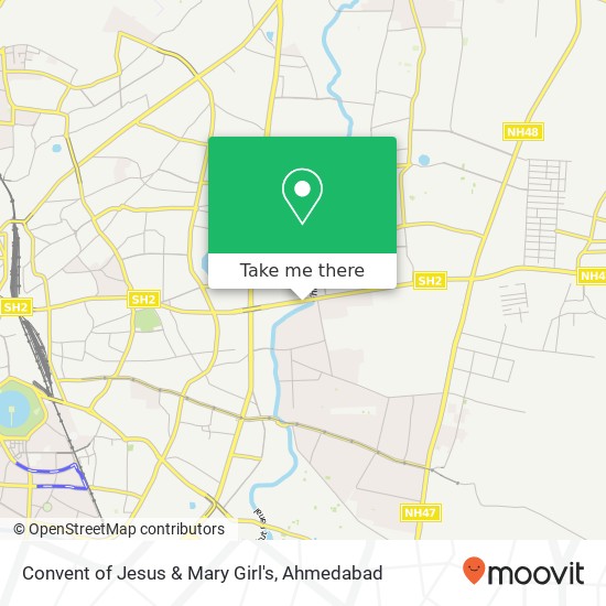 Convent of Jesus & Mary Girl's map