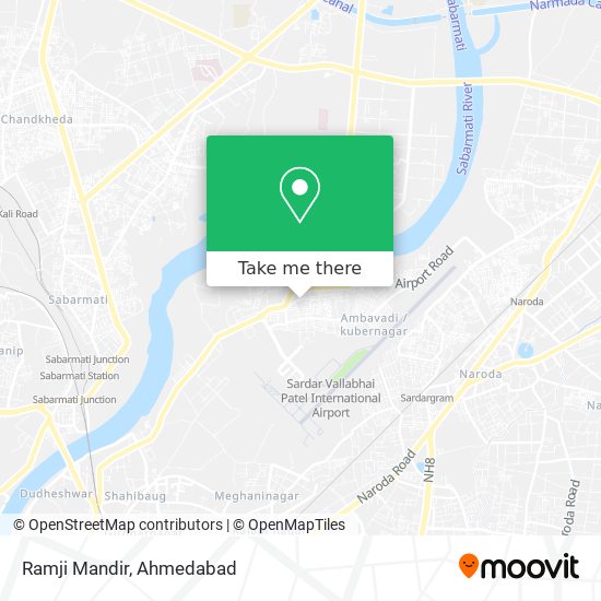 Ramji Mandir map