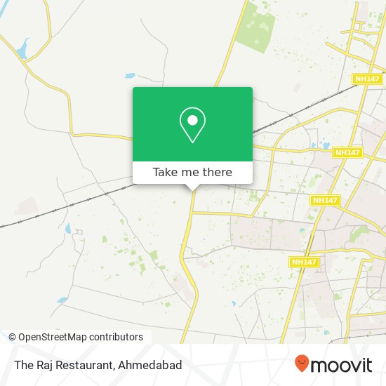 The Raj Restaurant map