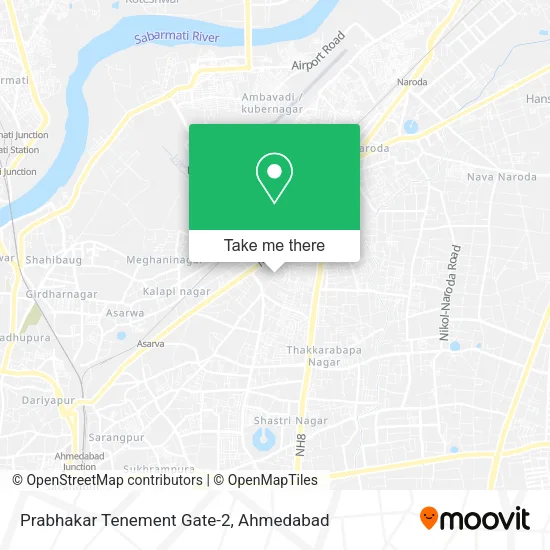 Prabhakar Tenement Gate-2 map