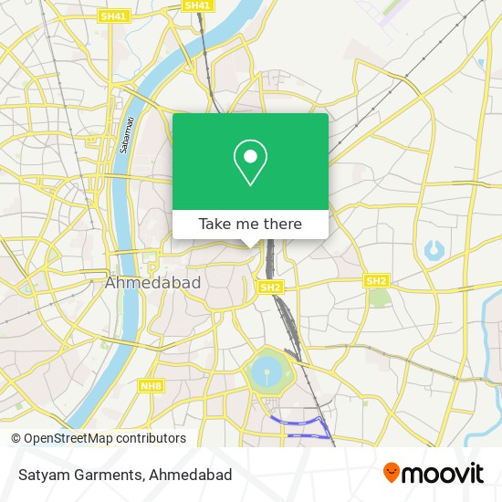 Satyam Garments map