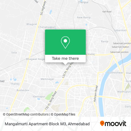 Mangalmurti Apartment-Block M3 map