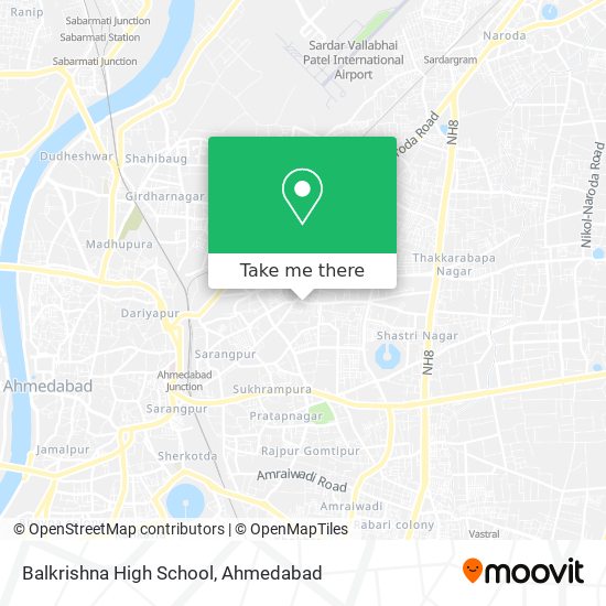 Balkrishna High School map