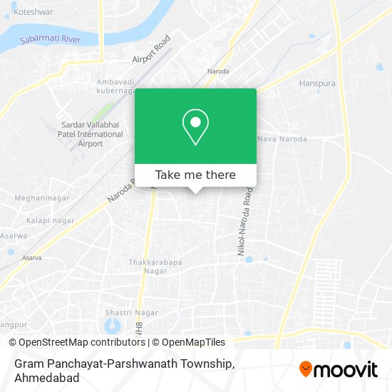 Gram Panchayat-Parshwanath Township map