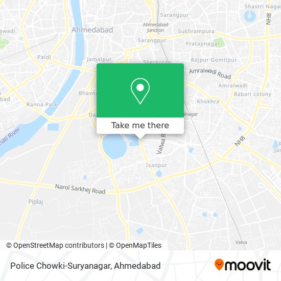 Police Chowki-Suryanagar map