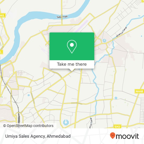 Umiya Sales Agency map