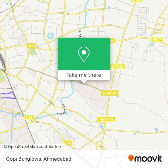 Gopi Bunglows map