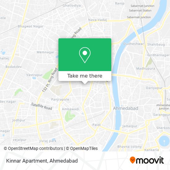Kinnar Apartment map