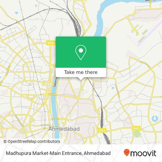 Madhupura Market-Main Entrance map