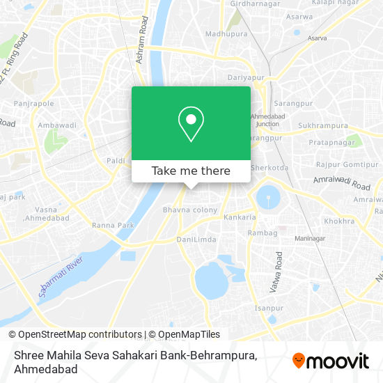 Shree Mahila Seva Sahakari Bank-Behrampura map
