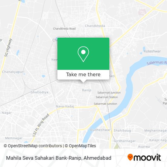 Mahila Seva Sahakari Bank-Ranip map