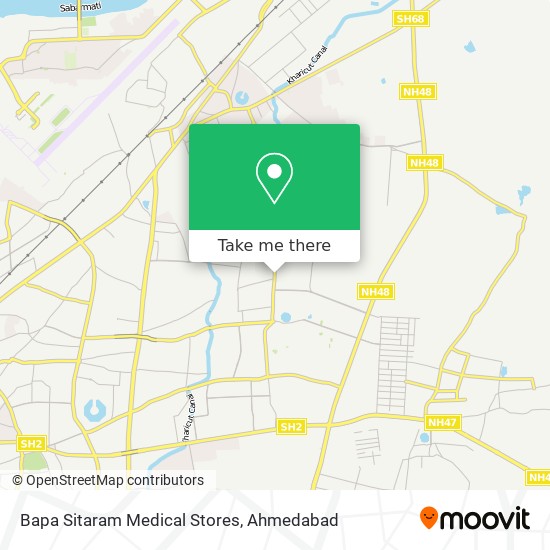Bapa Sitaram Medical Stores map