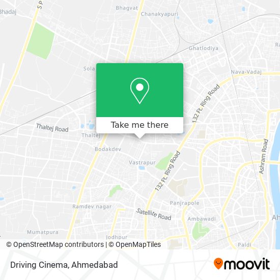 Driving Cinema map