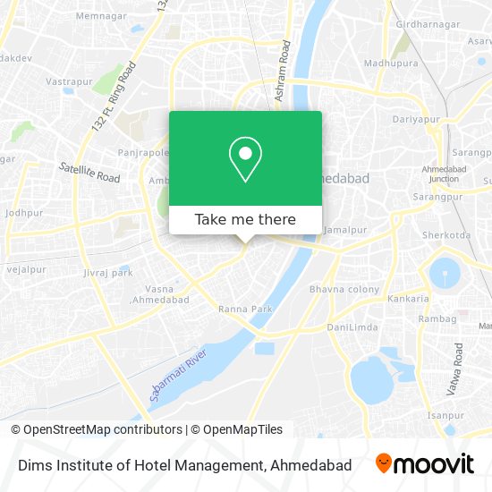 Dims Institute of Hotel Management map