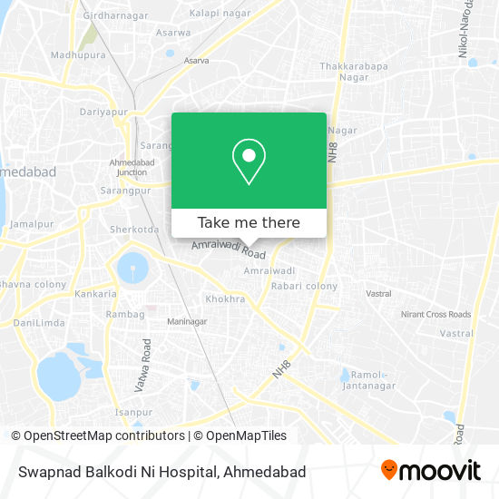 Swapnad Balkodi Ni Hospital map