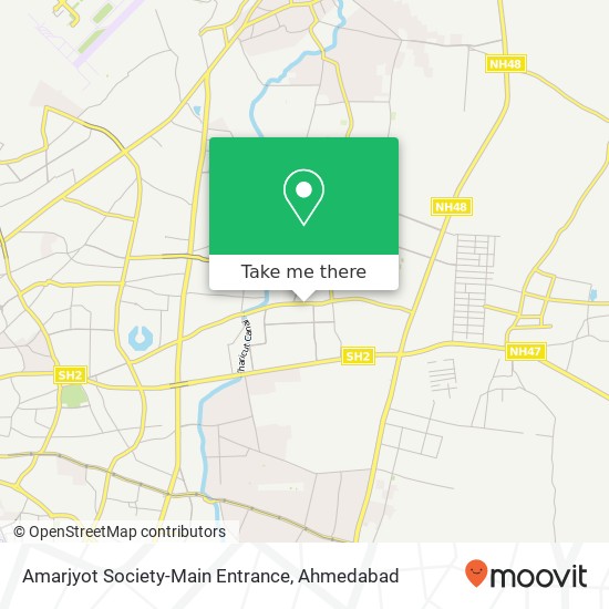 Amarjyot Society-Main Entrance map