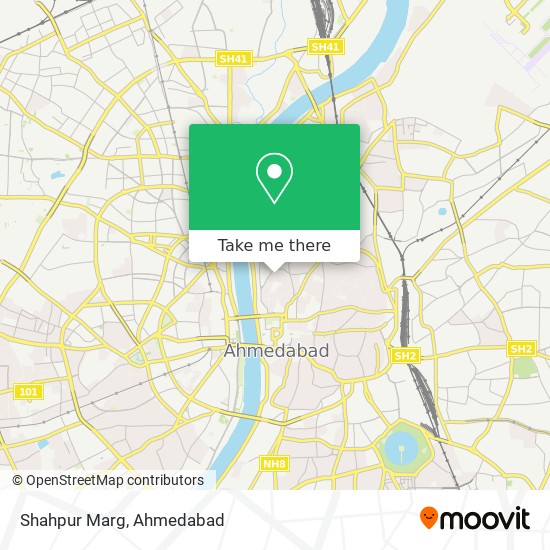 Shahpur Marg map