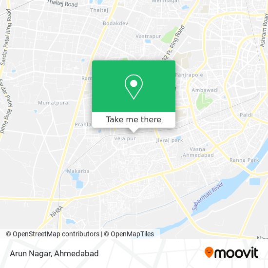 Arun Nagar map
