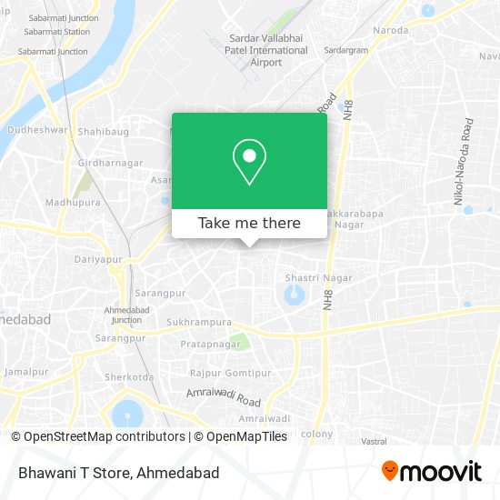 Bhawani T Store map