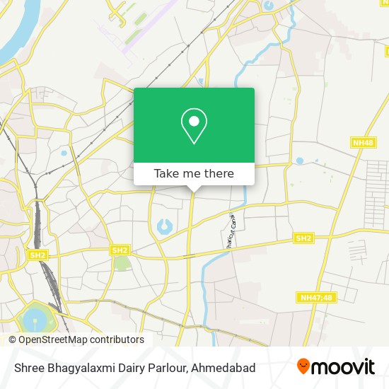 Shree Bhagyalaxmi Dairy Parlour map