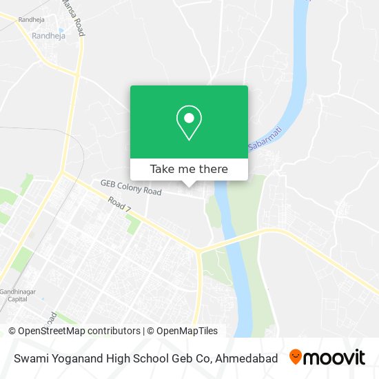 Swami Yoganand High School Geb Co map