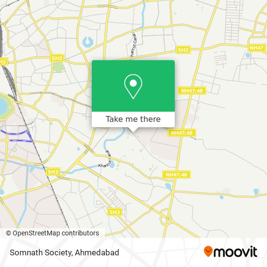 Somnath Society map