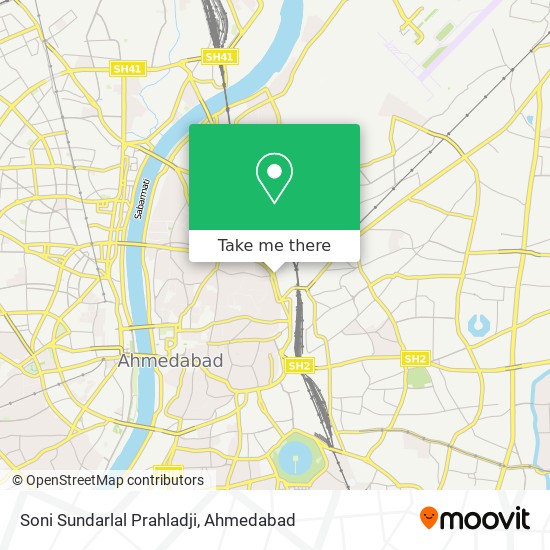 Soni Sundarlal Prahladji map