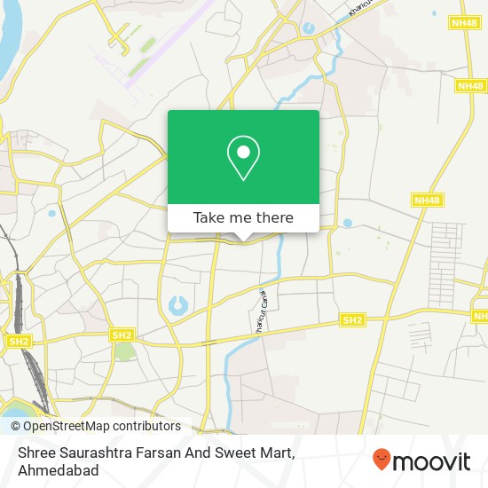 Shree Saurashtra Farsan And Sweet Mart map