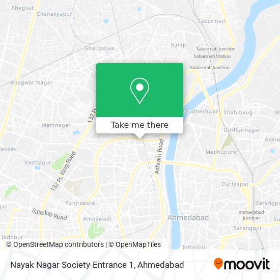 Nayak Nagar Society-Entrance 1 map