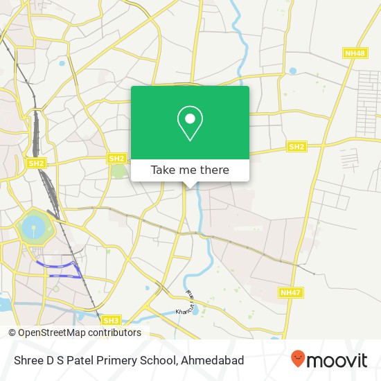 Shree D S Patel Primery School map
