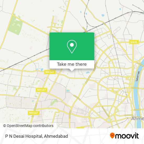 P N Desai Hospital map